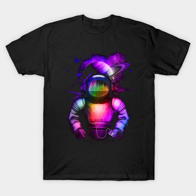 Music in space T-Shirt by Moncheng